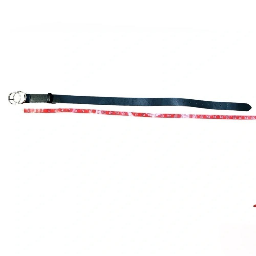 Black Belt with Silver Buckle XS